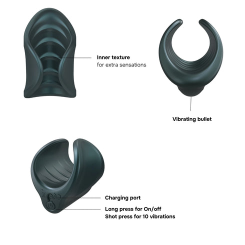 Male Masturbator Starter Manwan Pine Grey