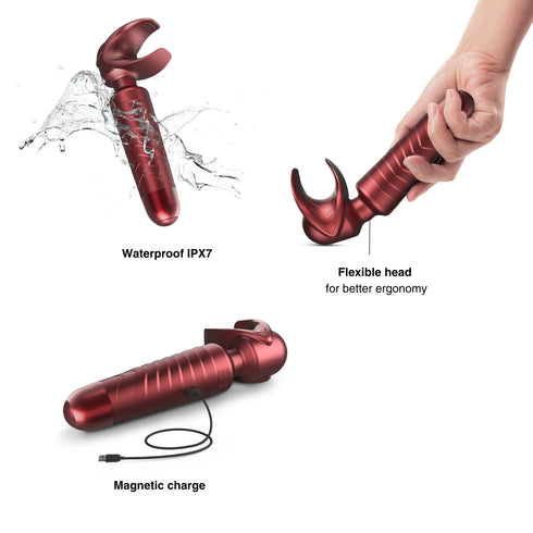 vibrating male masturbator man.wand evo red velvet features