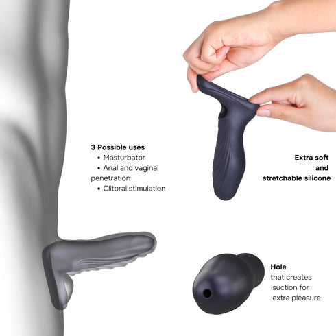 Penis Sleeve Ryzer Manwan Black Plum